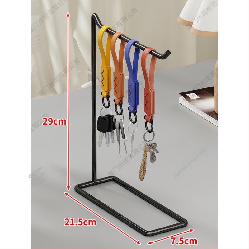 Asztali ékszerkijelző állvány, duplaszintű, nőies stílus, TPR anyag, fülbevaló és rúzs szervező