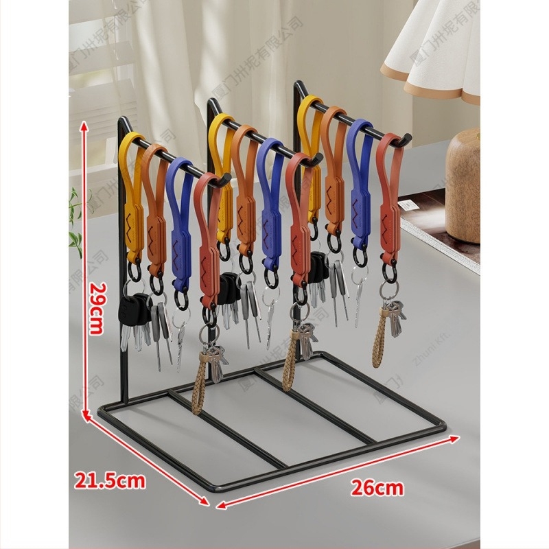 Asztali ékszerkijelző állvány, duplaszintű, nőies stílus, TPR anyag, fülbevaló és rúzs szervező