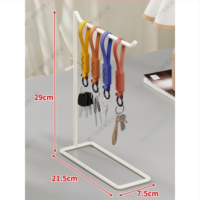 Asztali ékszerkijelző állvány, duplaszintű, nőies stílus, TPR anyag, fülbevaló és rúzs szervező