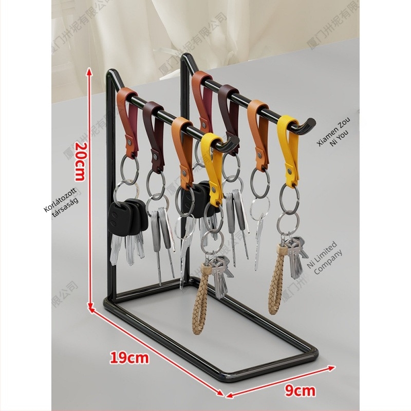 Asztali ékszerkijelző állvány, duplaszintű, nőies stílus, TPR anyag, fülbevaló és rúzs szervező