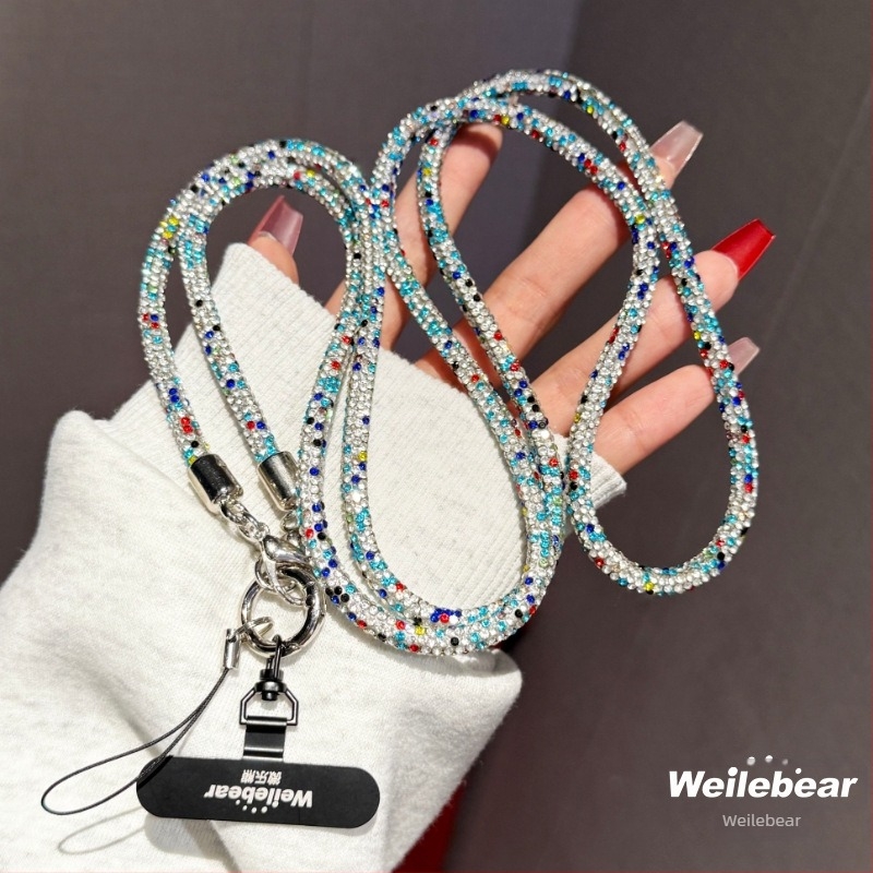 Mobiltelefon nyakpánt, Női stílus, PP zsinór, műanyag csat, egyedi csomagolás