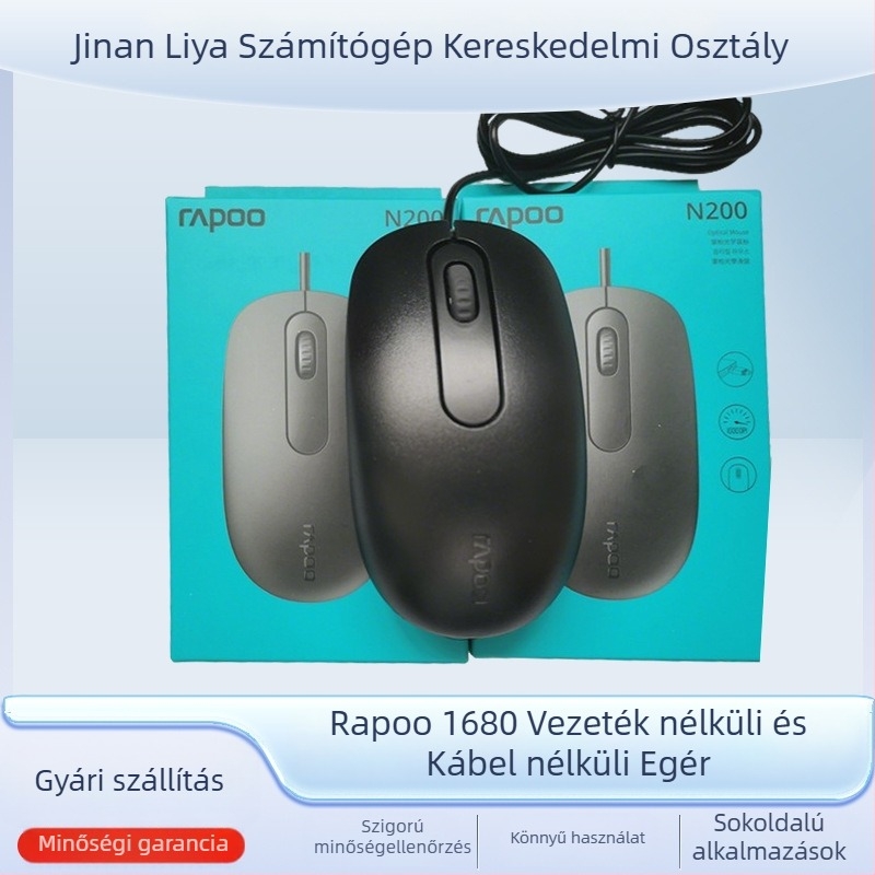 Rapoo 1680 vezeték nélküli/ USB egér irodai, hordozható