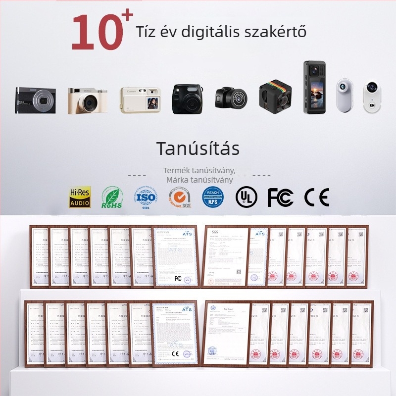 Új gyerekeknek szánt kamera mini videófelvevővel, zsebméretű okos kamera fényképezésre és videózásra, 2025-ös filterekkel