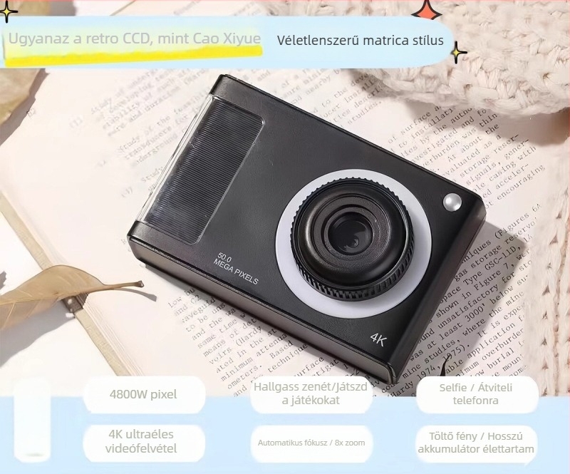 CCD selfie kamera 50MP szenzorral, 8x optikai zoom, periszkópos objektív, elektronikus képstabilizáció