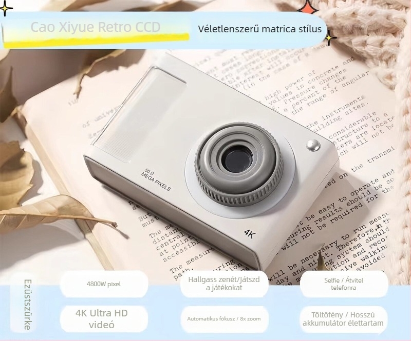 CCD selfie kamera 50MP szenzorral, 8x optikai zoom, periszkópos objektív, elektronikus képstabilizáció