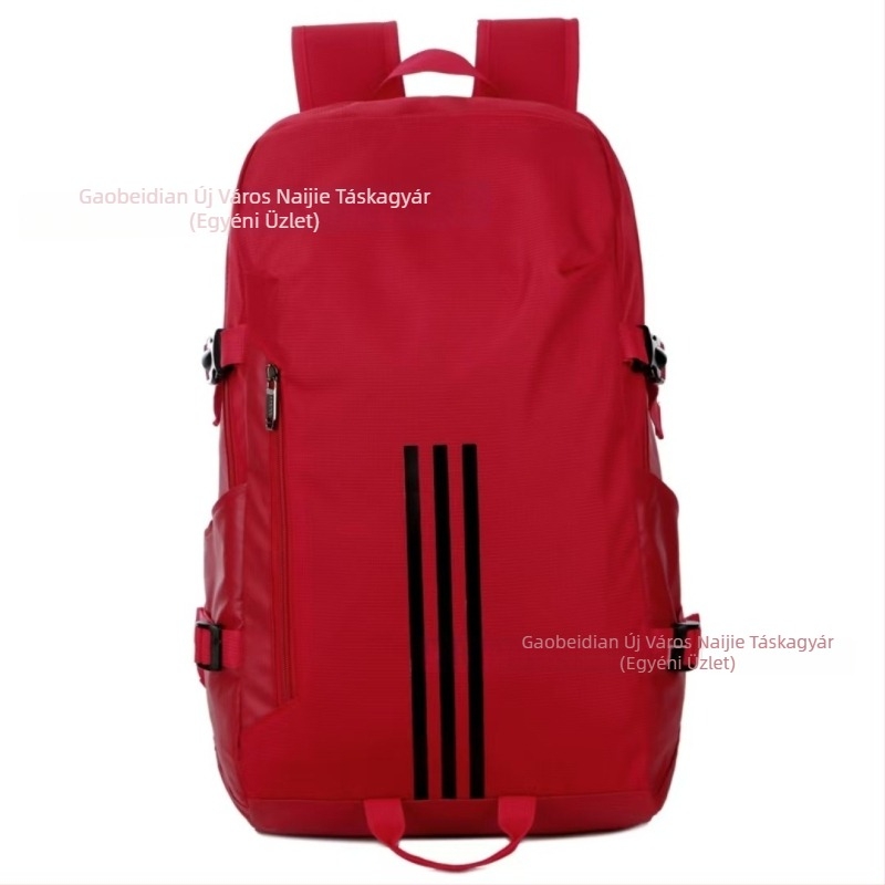 Nylon hátizsák, vízlepergető, 36–55 L kapacitás, kompatibilis 15 hüvelykes laptophoz, görbült vállpántok, utcai stílus