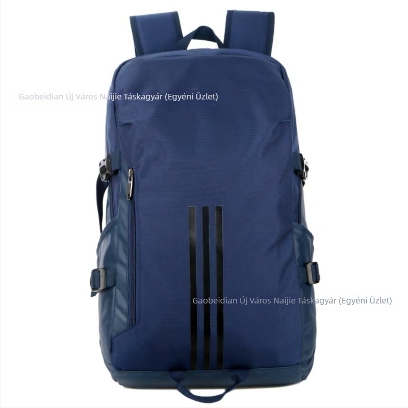Nylon hátizsák, vízlepergető, 36–55 L kapacitás, kompatibilis 15 hüvelykes laptophoz, görbült vállpántok, utcai stílus