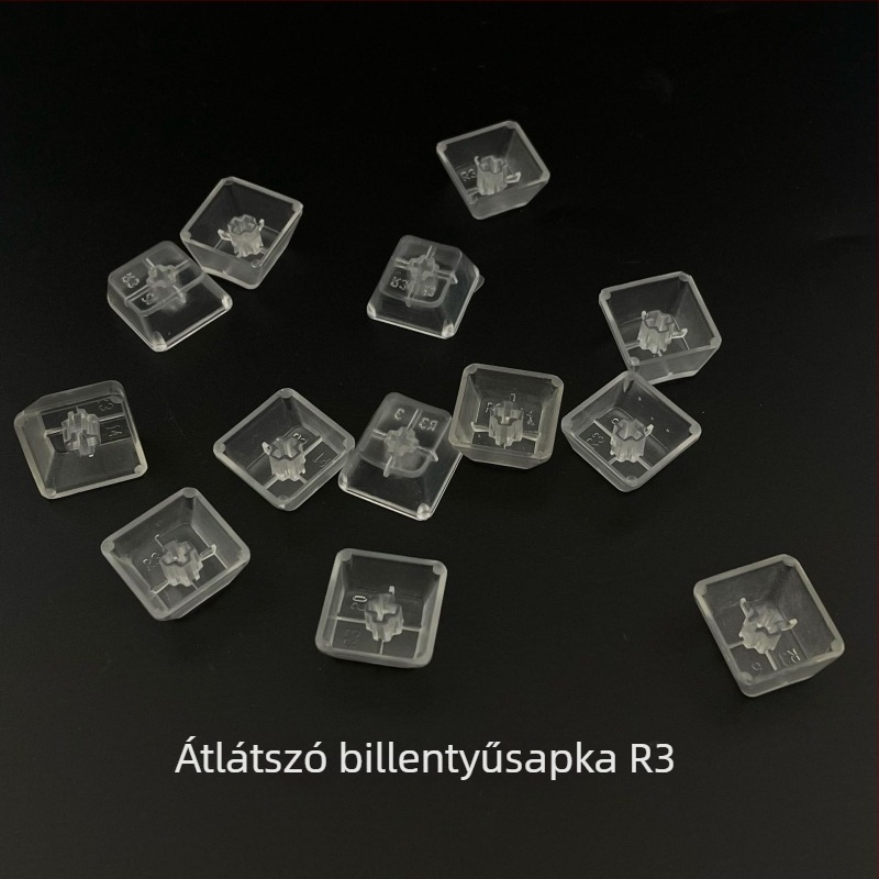 Cherry MX mechanikus billentyűzethez készült akril tesztkeret – numerikus pad, vezetékes csatlakozás