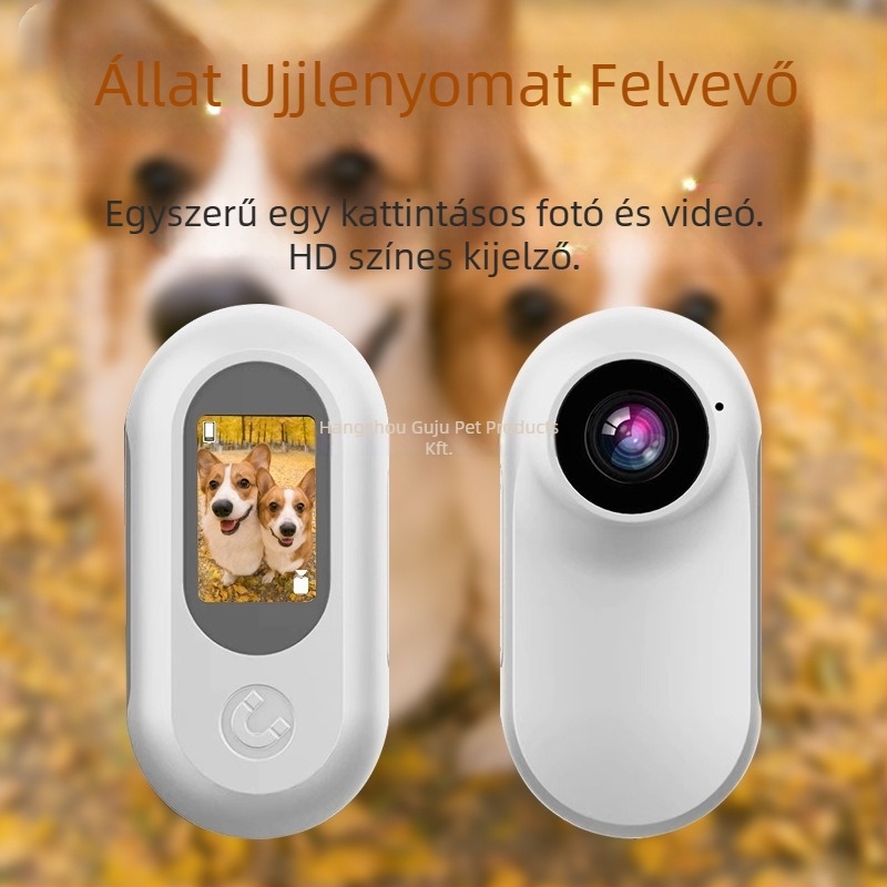 Macska- és kutyabarát akciókamera perspektív videóval, hanggal, vlog mód, nyak- vagy mellkas rögzítés, intelligens operációs rendszer