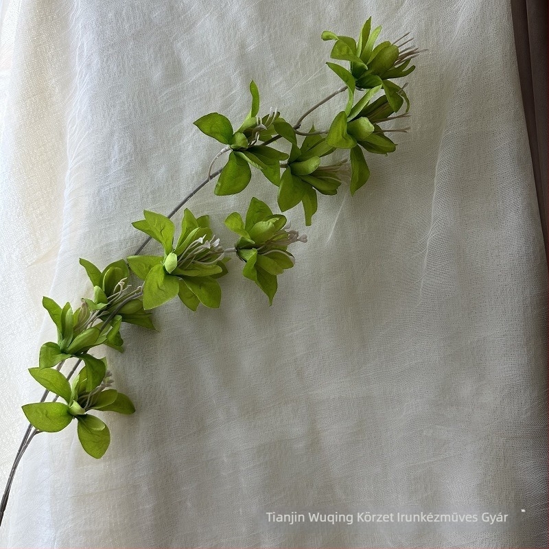 Xin Run szatén orchidea művirág nappali asztali dekorációhoz, esküvői és fotó rekvizíciók, sorozat 3283093