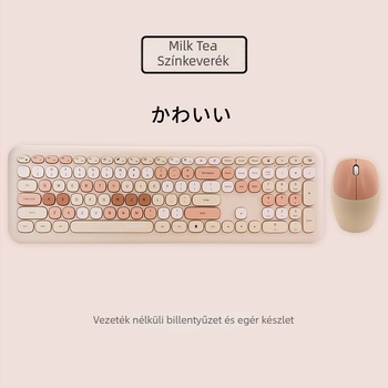 Vezeték nélküli billentyűzet és egér készlet, Modell 666, USB billentyűzet, USB egér, Mofii