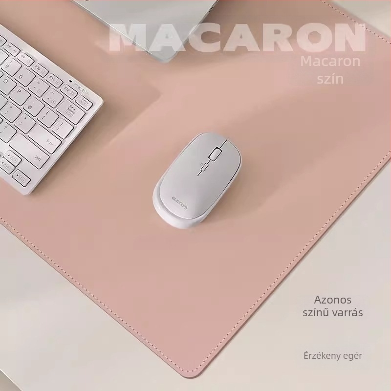 Extra nagy prémium egérpad – vízálló, szennyeződésálló, irodai asztalhoz, minimalist dizájn, egyszínű