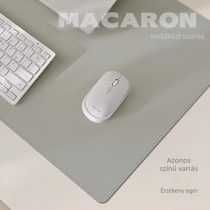 Extra nagy prémium egérpad – vízálló, szennyeződésálló, irodai asztalhoz, minimalist dizájn, egyszínű