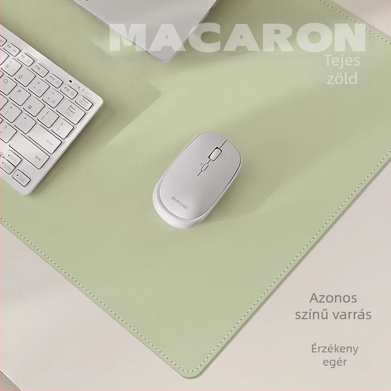 Extra nagy prémium egérpad – vízálló, szennyeződésálló, irodai asztalhoz, minimalist dizájn, egyszínű