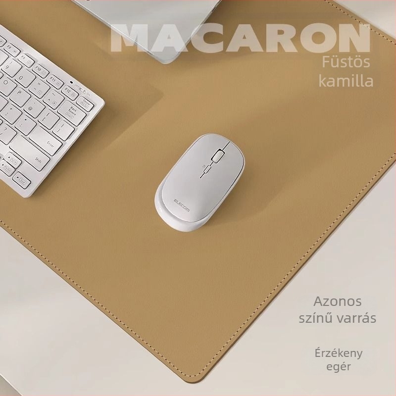 Extra nagy prémium egérpad – vízálló, szennyeződésálló, irodai asztalhoz, minimalist dizájn, egyszínű