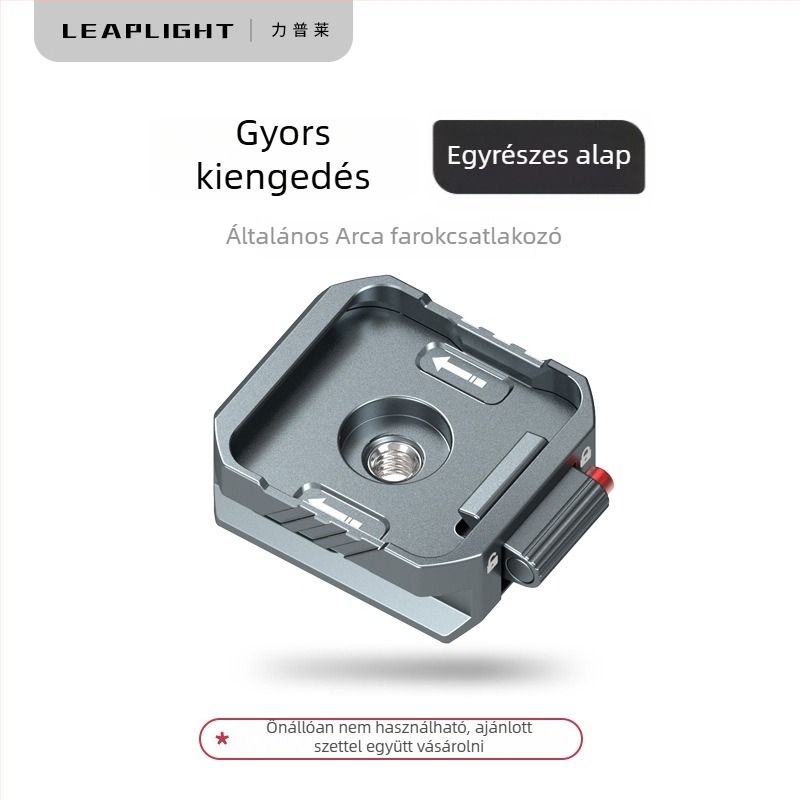 Fém gyorskioldó lemez DSLR-hez, kompatibilis a Zhiyun stabilizátorral és a állványfejjel