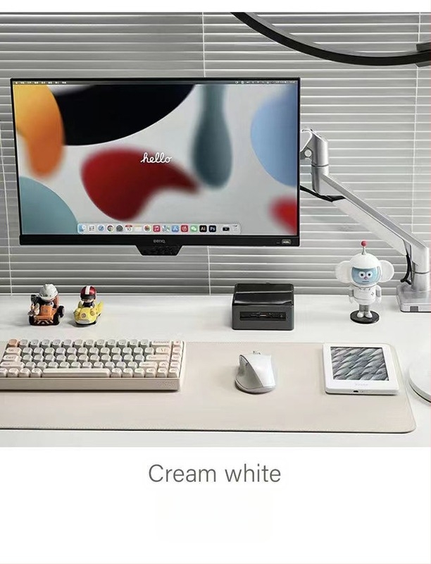 Nagy bőrből készült asztali alátét és bőr egérpad, hőszigetelt számítógépes asztalhoz, étkezőasztalhoz, tanuláshoz és íráshoz