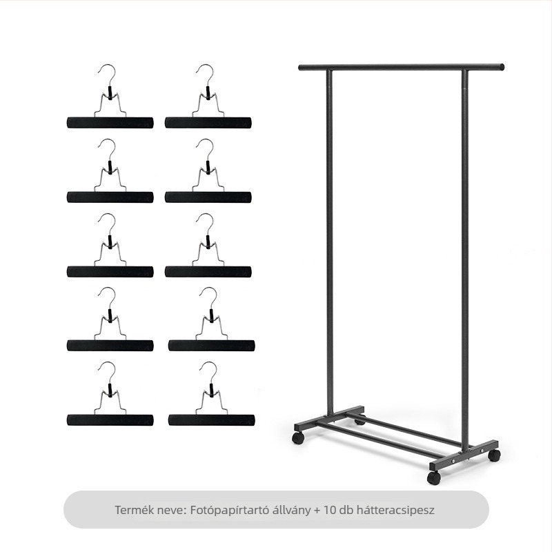 Mozgatható háttérpapír-tároló állvány fotózáshoz, anti görbület, anti gyűrődés és anti olajfolt védelemmel — Light and Shadow Stars