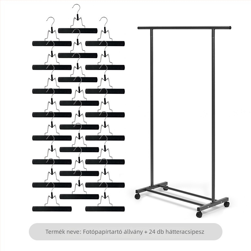 Mozgatható háttérpapír-tároló állvány fotózáshoz, anti görbület, anti gyűrődés és anti olajfolt védelemmel — Light and Shadow Stars