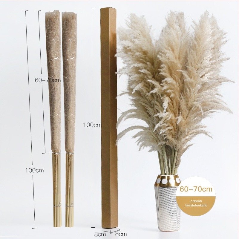 Száraz virágokból álló esküvői dekorációs készlet északi stílusban – GHC-018, Elegant Lover