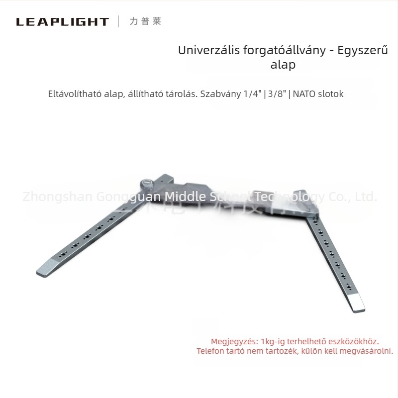 LEAPLIGHT alumínium asztali állvány mobiltelefonhoz, felülnézeti felvételhez, univerzális stílusú