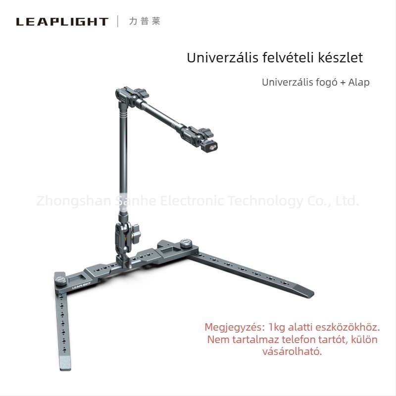 LEAPLIGHT alumínium asztali állvány mobiltelefonhoz, felülnézeti felvételhez, univerzális stílusú