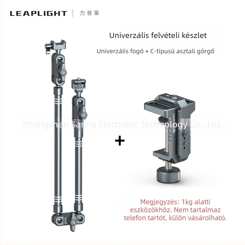 LEAPLIGHT alumínium asztali állvány mobiltelefonhoz, felülnézeti felvételhez, univerzális stílusú