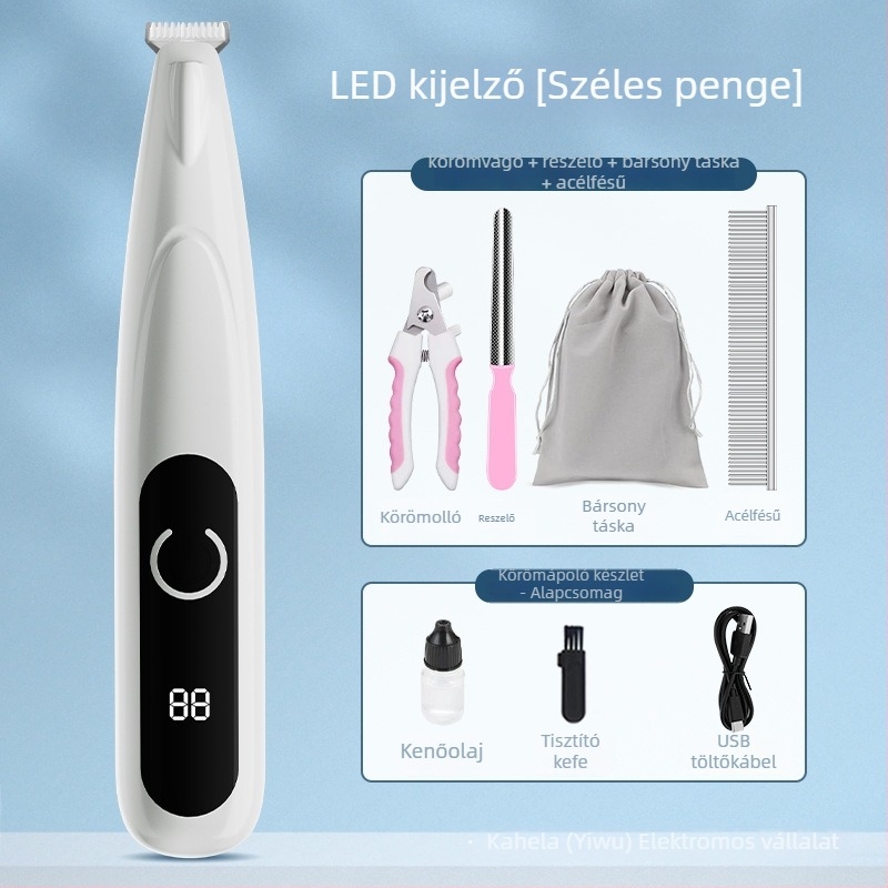 Kahera kutya mancsa szőrzetvágó - műanyag, professzionális grooming eszköz, 100 darabos csomag