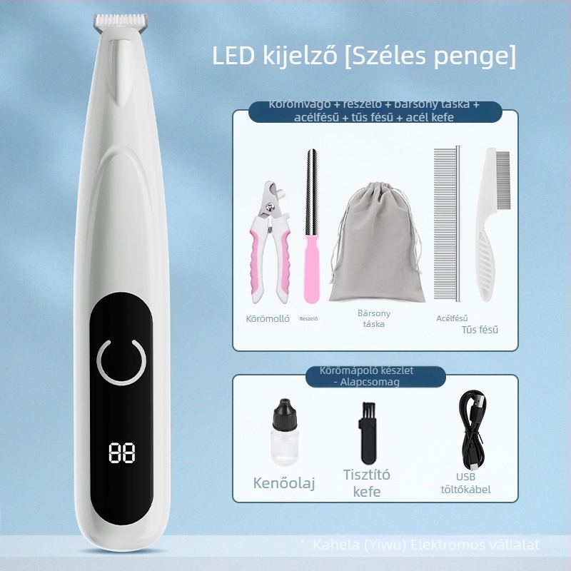 Kahera kutya mancsa szőrzetvágó - műanyag, professzionális grooming eszköz, 100 darabos csomag