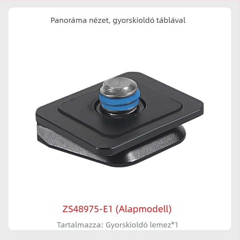 BGNing Gyorskioldó alap Insta360 X4hez, DJI Osmo panoráma kamerákhoz – alumíniumötvözet, 1/4 adapter, mini gyorskioldó tartó
