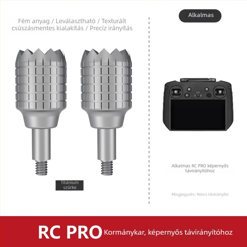 Fém rocker a DJI RC/RC2/RC Pro/RC N1/N2 távirányítókhoz, LKTOP YG-LKT, alumínium ötvözet