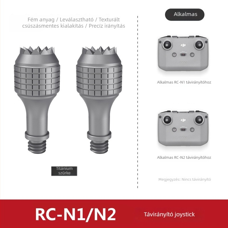 Fém rocker a DJI RC/RC2/RC Pro/RC N1/N2 távirányítókhoz, LKTOP YG-LKT, alumínium ötvözet