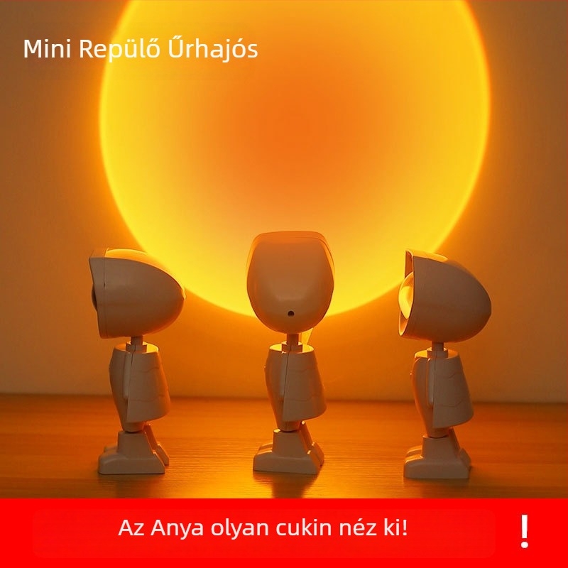 Naplemente környezeti lámpa fényképezéshez és élő közvetítéshez — USB-tápellátás beépített akkumulátorral; intelligens vezérlés nélkül; egyéb jellemzők