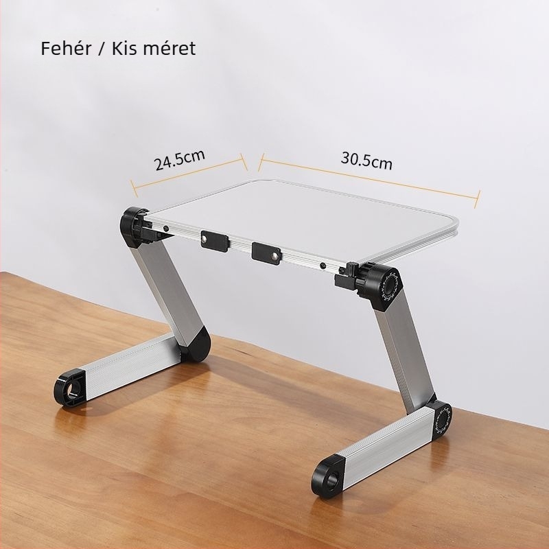 Asztali monitor-emelő állvány – felemelt kijelzőtartó laptophoz, állítható, műanyag, forgó típus