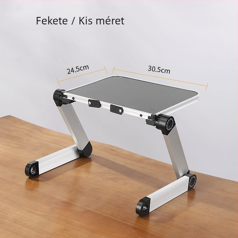 Asztali monitor-emelő állvány – felemelt kijelzőtartó laptophoz, állítható, műanyag, forgó típus