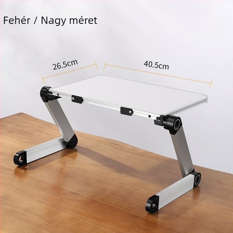 Asztali monitor-emelő állvány – felemelt kijelzőtartó laptophoz, állítható, műanyag, forgó típus