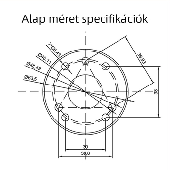 Tablettatartó alumíniumötvözetből készült gömbfejű alapú állvány, modell B, 58 g, kompatibilis iPad/iPhone/iPod