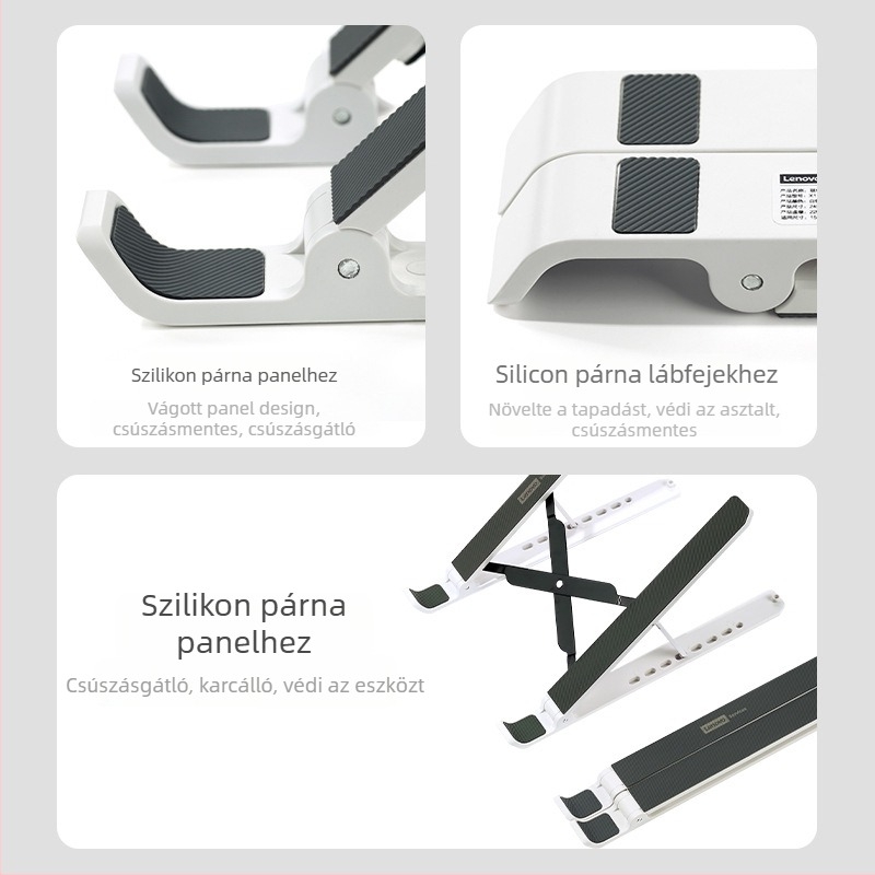 Összecsukható műanyag laptop hűtőállvány Baiying bracket