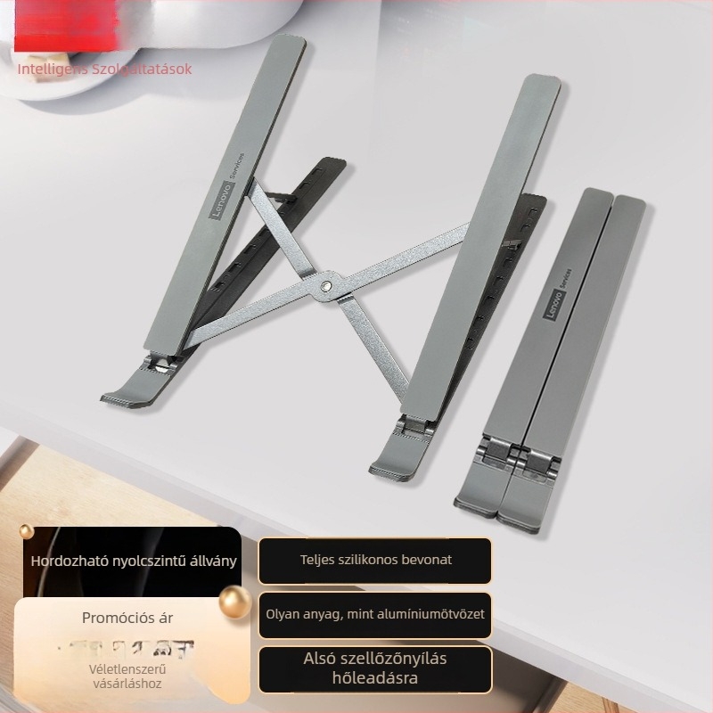 Összecsukható műanyag laptop hűtőállvány Baiying bracket