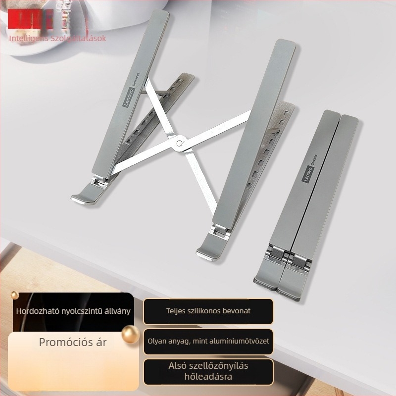 Összecsukható műanyag laptop hűtőállvány Baiying bracket