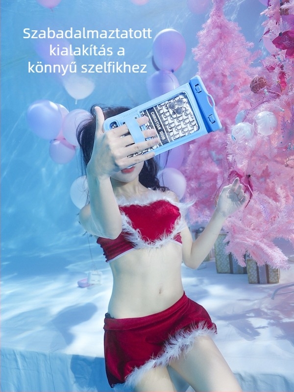 Érintőképernyő-kompatibilis, vízálló telefon-tok fényképezéshez — kültéri vízálló telefon-táska raftinghoz és búvárkodáshoz