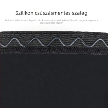 Kültéri karvédő ujjvédők — anyag Spandex/Lycra, felső szilikon csúszásgátló, nyomtatott logó, 4-tűs 6-soros varrás, uniszex