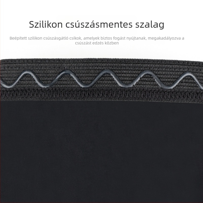 Kültéri karvédő ujjvédők — anyag Spandex/Lycra, felső szilikon csúszásgátló, nyomtatott logó, 4-tűs 6-soros varrás, uniszex