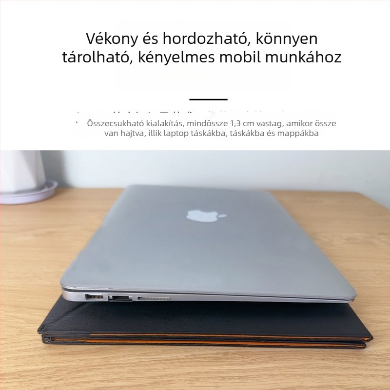 Laptoptartó L8, összecsukható, könnyű 900 g, OEM feldolgozás, asztali tartó