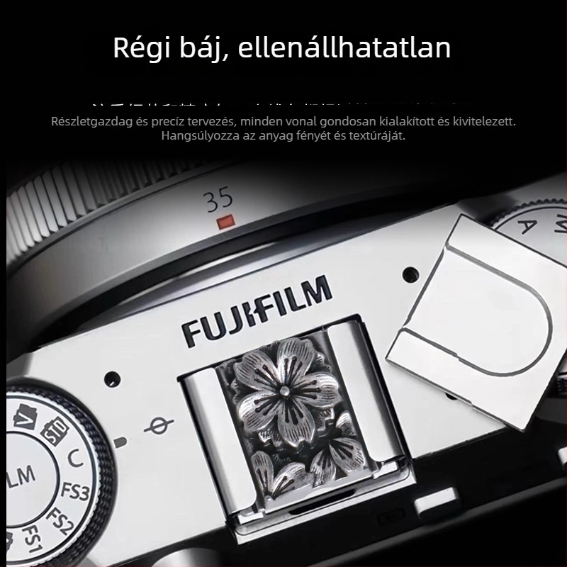 Kamera vakupapucsfedő Leica, Fuji, Nikon, Canon, Sony és Ricoh GR-hez, univerzális menet, porvédett kialakítás, OEM feldolgozás, átlátszó ZIP zacskóban