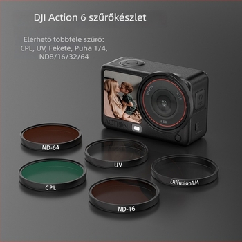 DJI Action6-hoz készült szűrő – optikai üveg, márka Neutral