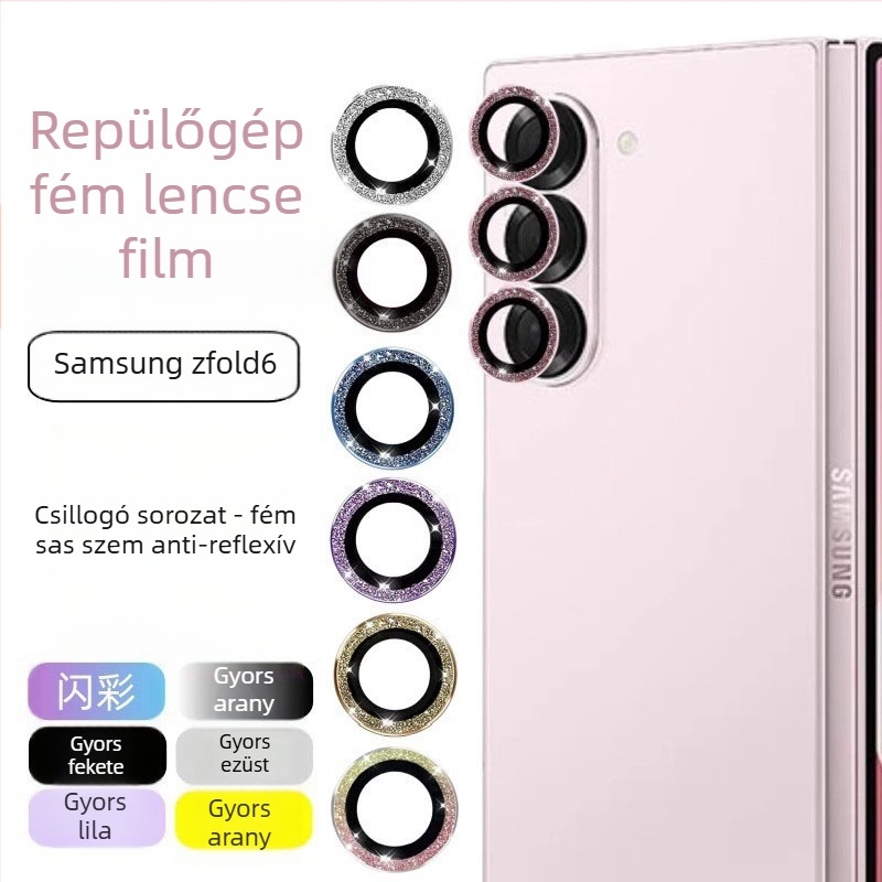 Samsung Galaxy Z Fold7 objektívvédőfilm – HD edzett üveg, kamerafedél