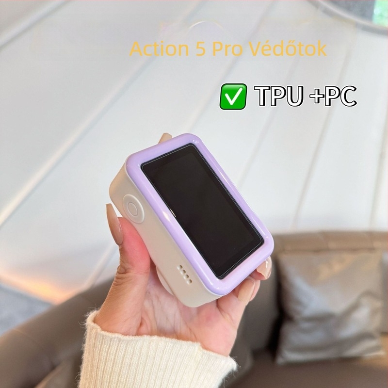 Feishuo szilikon védőtok Action5Pro-hoz – szilikon anyag, kompatibilis Action5Pro-hoz, logónyomtatás támogatott