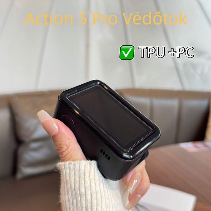 Feishuo szilikon védőtok Action5Pro-hoz – szilikon anyag, kompatibilis Action5Pro-hoz, logónyomtatás támogatott