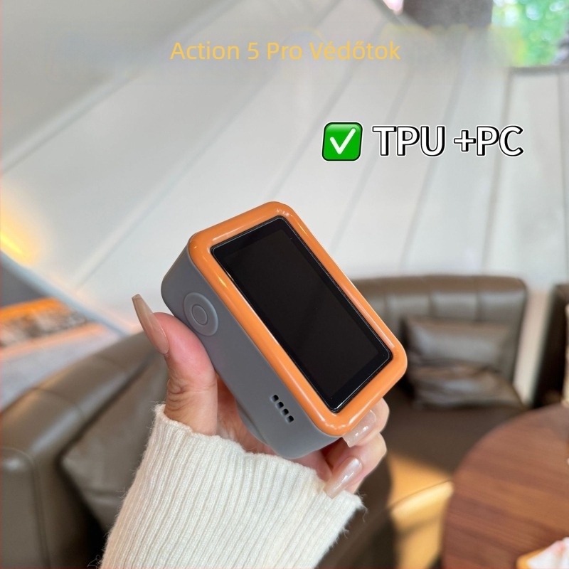 Feishuo szilikon védőtok Action5Pro-hoz – szilikon anyag, kompatibilis Action5Pro-hoz, logónyomtatás támogatott